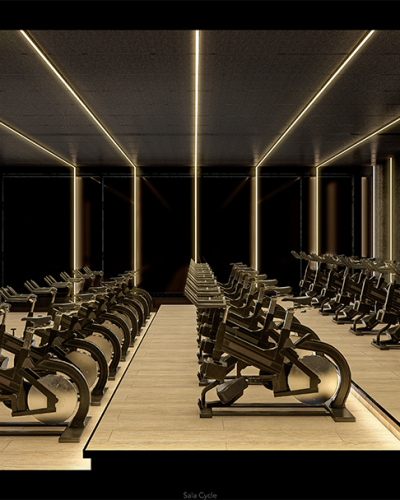 Interior gimnasio en Viña del mar